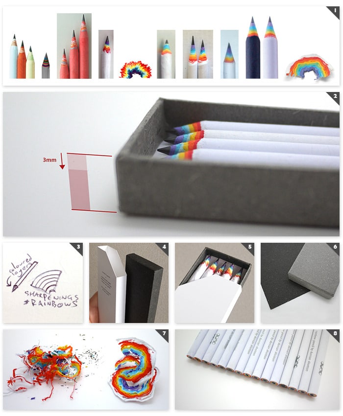 Rainbow Pencils Will Let You Make A Rainbow Whenever You Sharpen Them